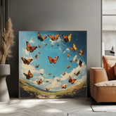 Immagine Cerchio di farfalle - Armonia nella natura